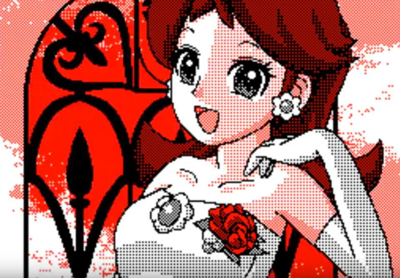 Artstation Mario S Wedding Animation Ds Flipnote Jordan Vittitow