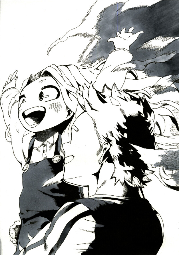 Eri Drawing My Hero Academia Artstation Mirio And Eri Boku No Hero Academia Morgan Geniez eri boku no hero academia morgan geniez