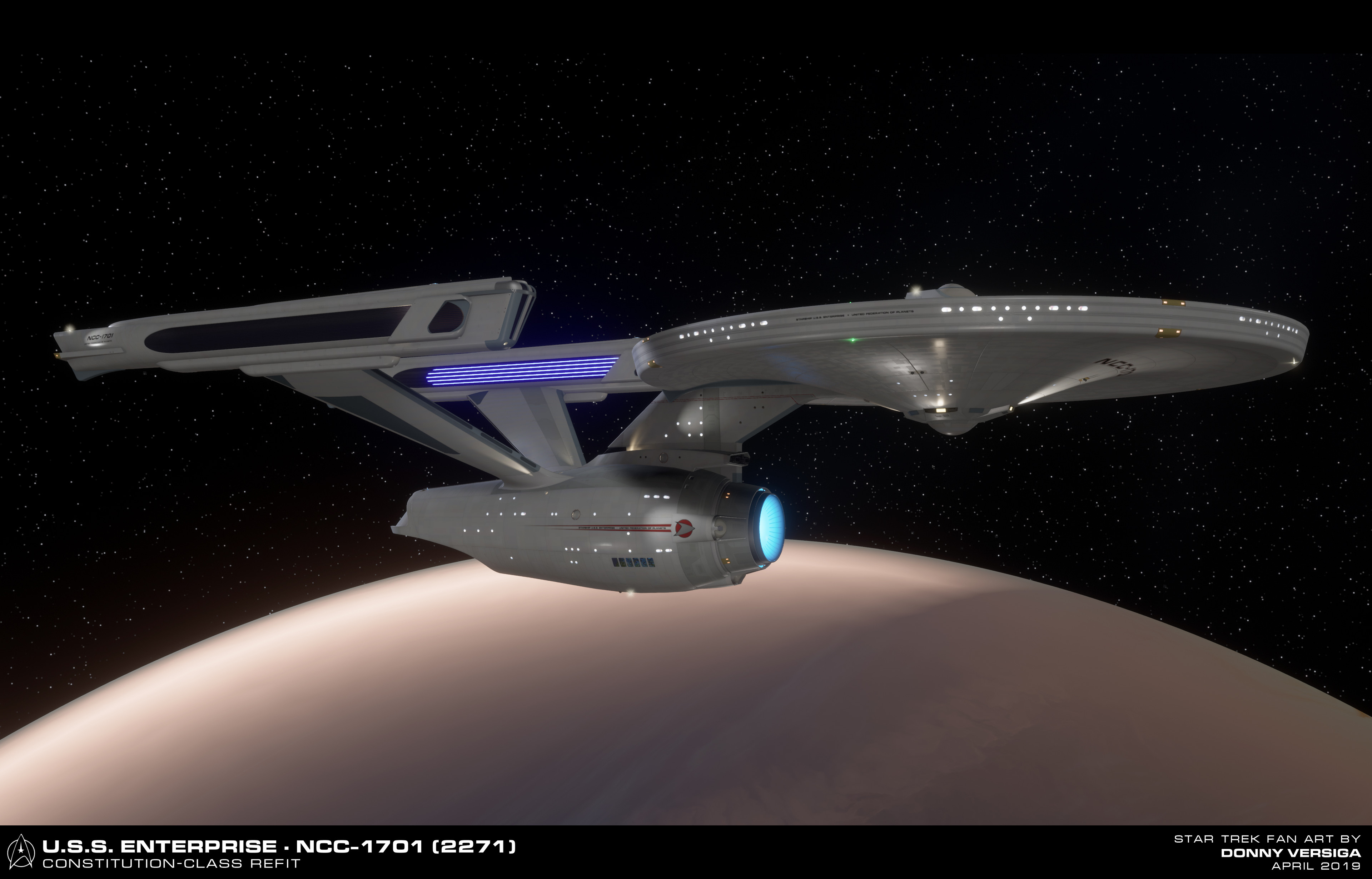 Donny Versiga - U.S.S. Enterprise NCC-1701 Refit (Star Trek: The Motion ...