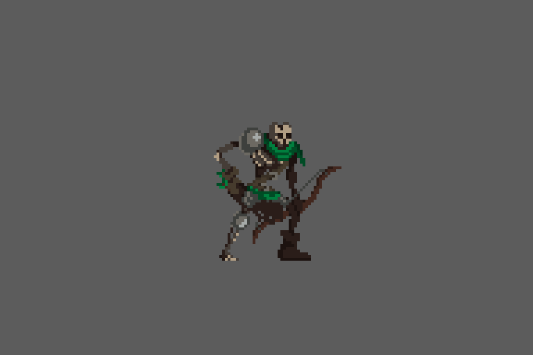 Evgeny Chistyak Skeleton archer animation