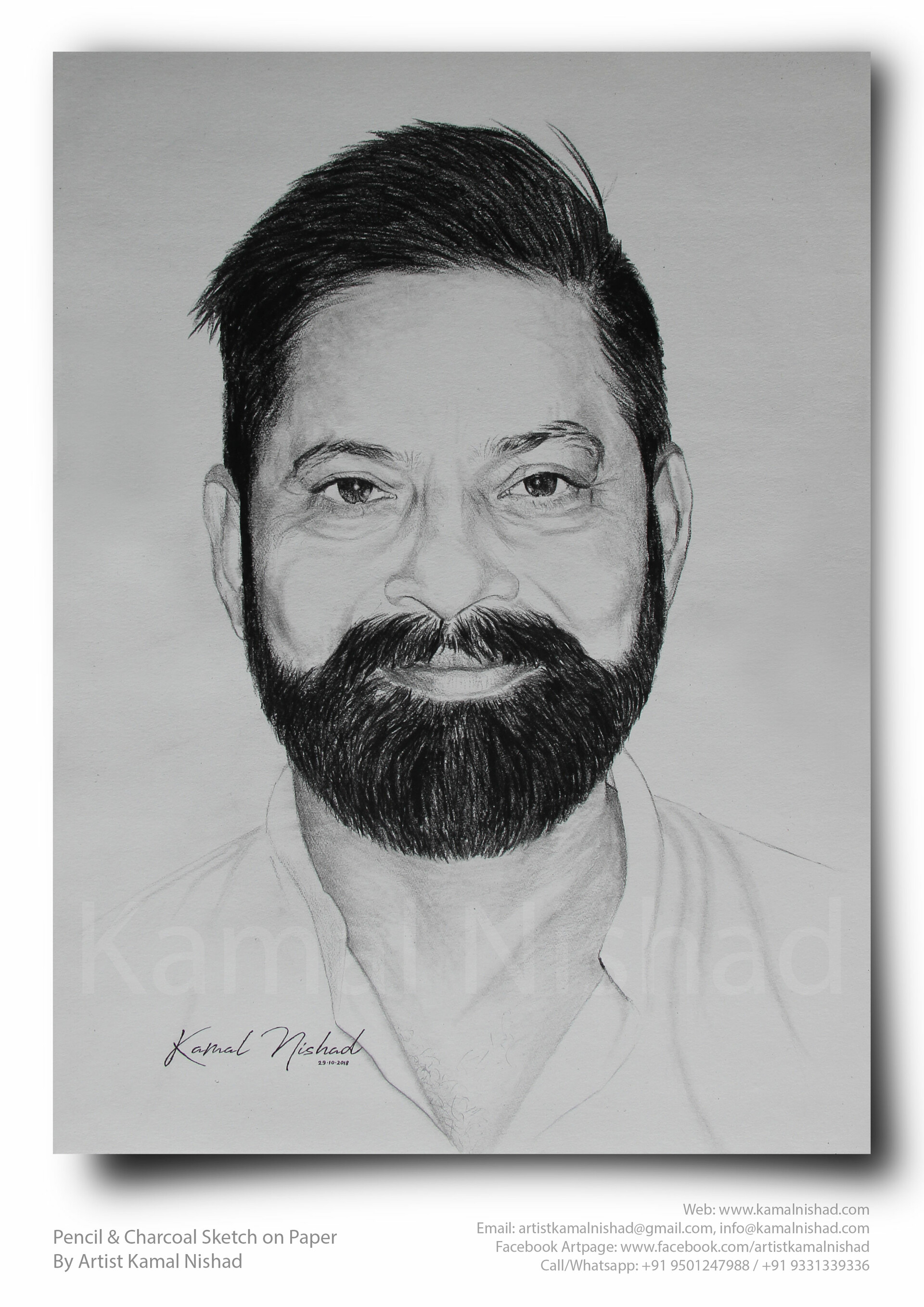 Artstation Big Smile Hand Drawn Pencil And Charcoal Sketch By Artist Kamal Nishad Kamal Nishad Drawing the human face can be a real challenge, especially if you're drawing from your imagination. hand drawn pencil and charcoal sketch