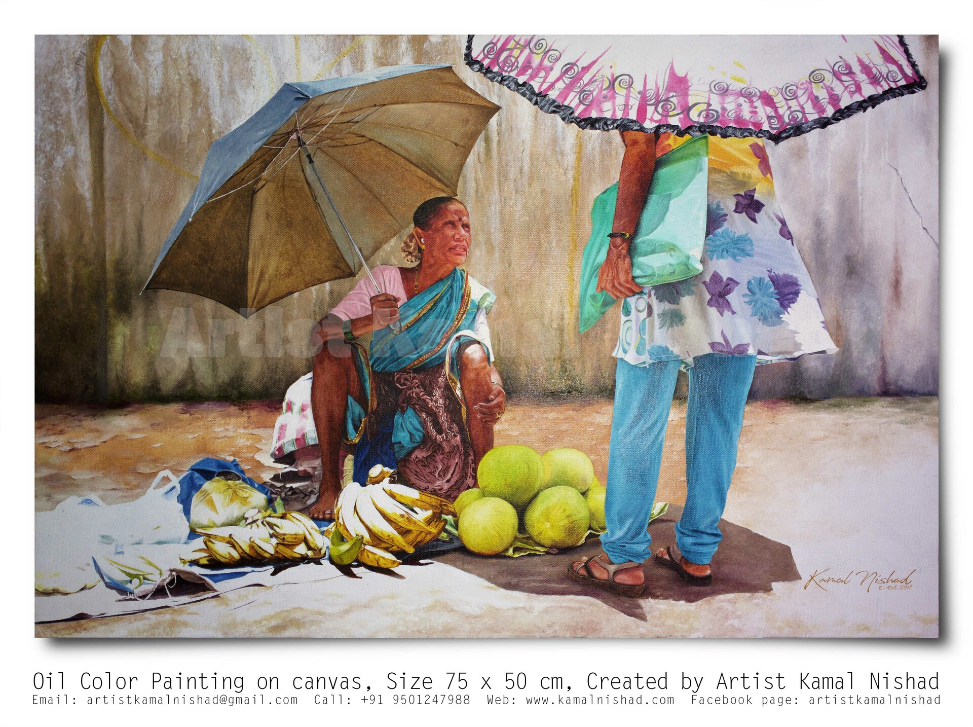 The fruit seller painting 2025