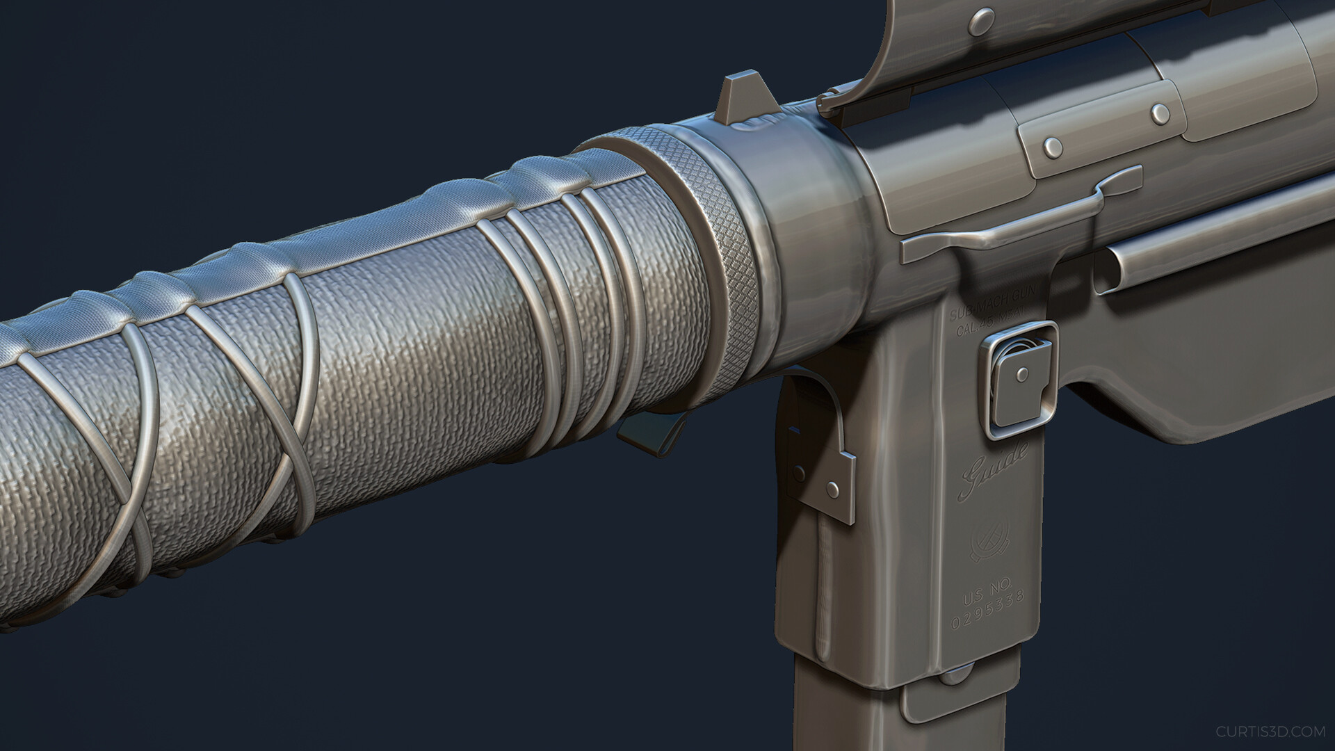 David Curtis OSS M3A1 Grease Gun