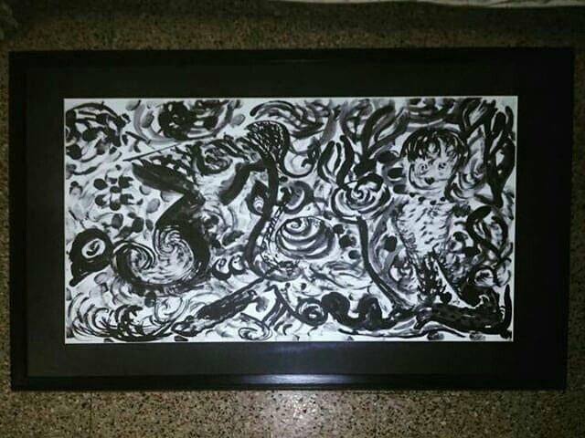 Artstation Abstract Ink Wash Painting Series Zeel Shah