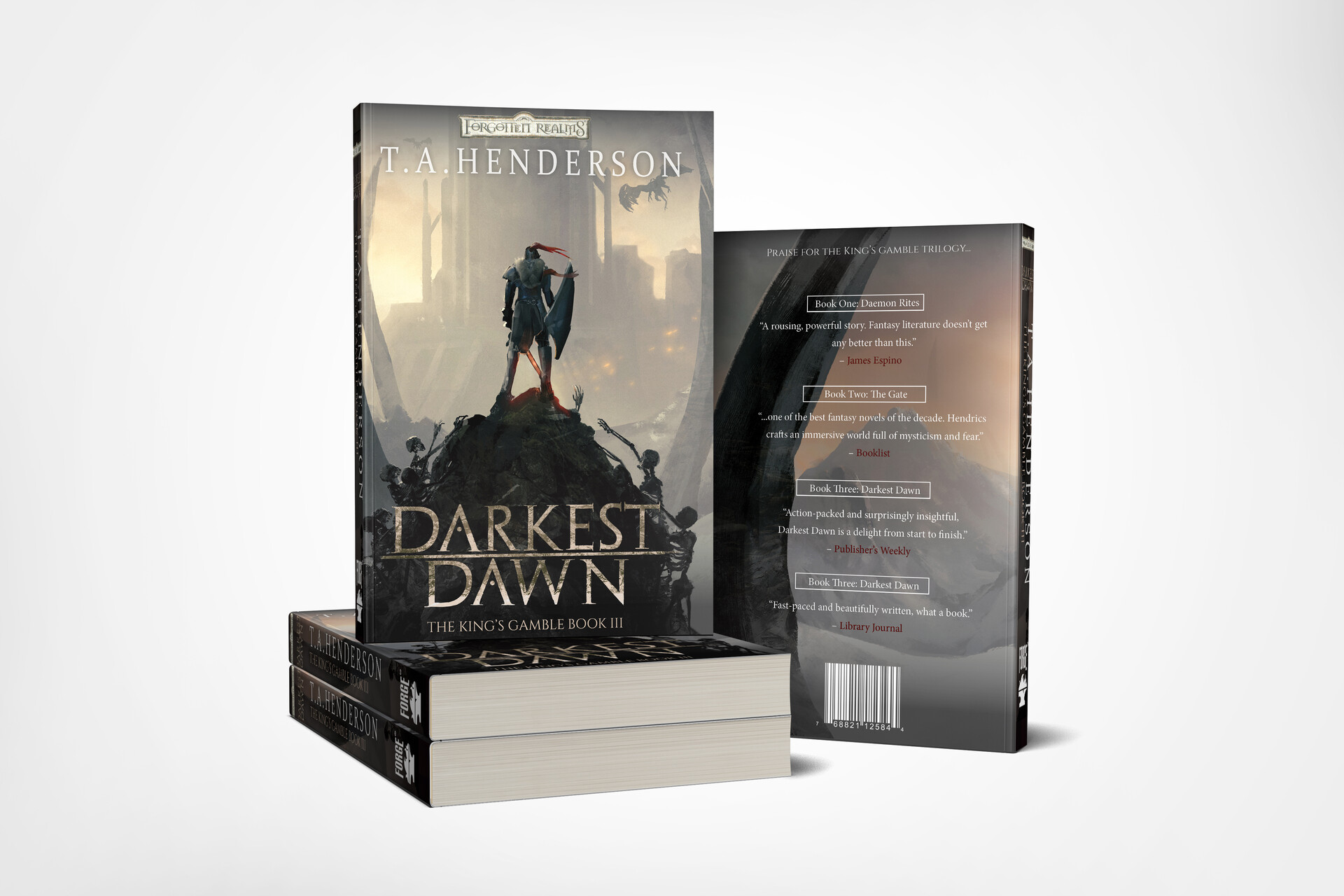 ArtStation - Darkest Dawn Book Cover