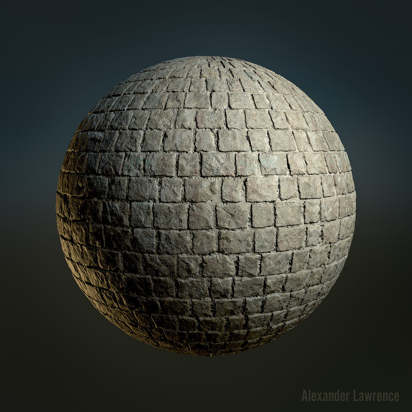 One of the primary wall materials. The albedo is intentionally left somewhat bland and uniform so that I can multiply grunge over it in the Unreal material editor. Heightmap generated in Zbrush.