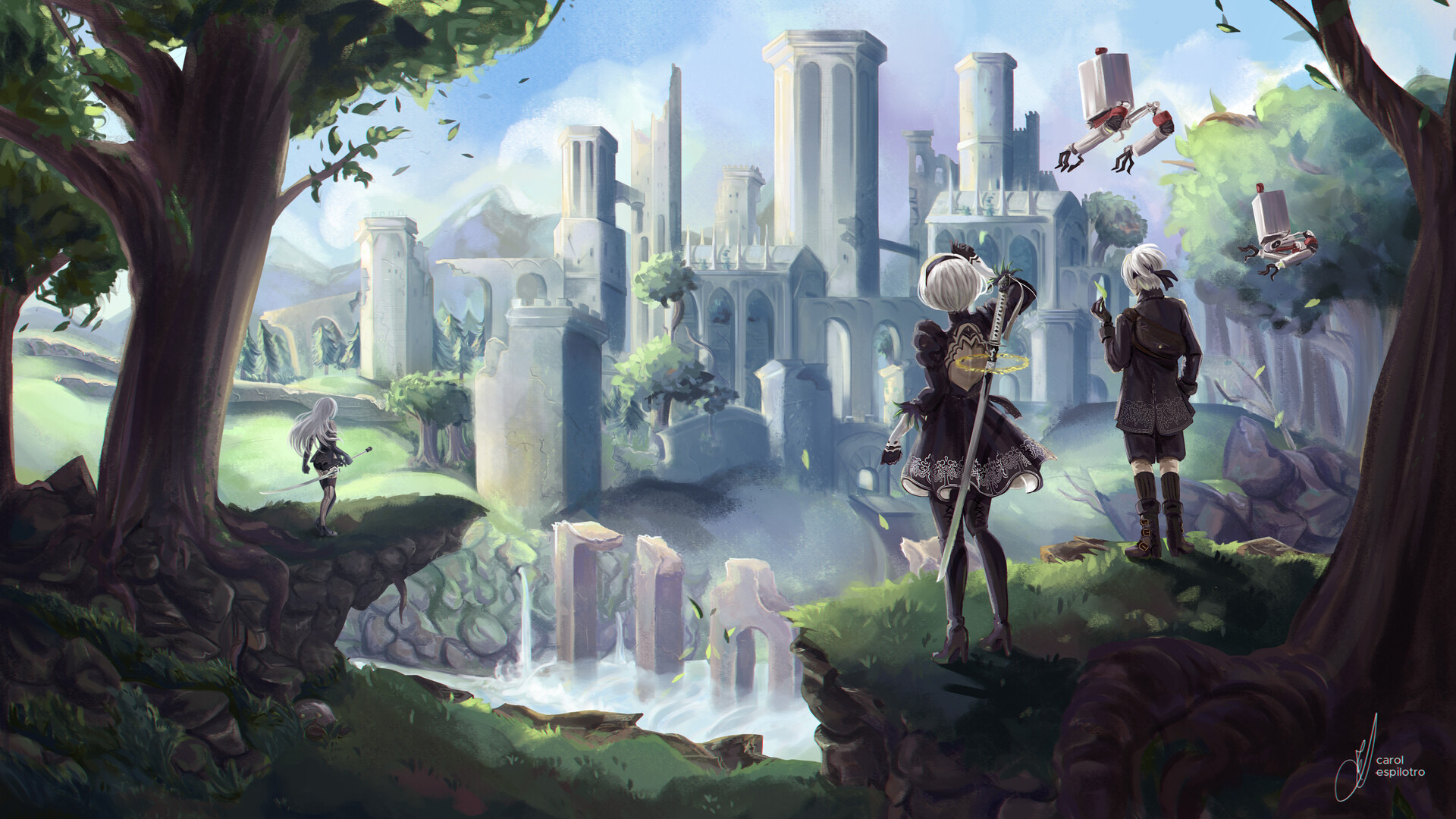 Carol Espilotro Androids In Forest Kingdom Nier Automata See over 6,565 nier automata images on danbooru.