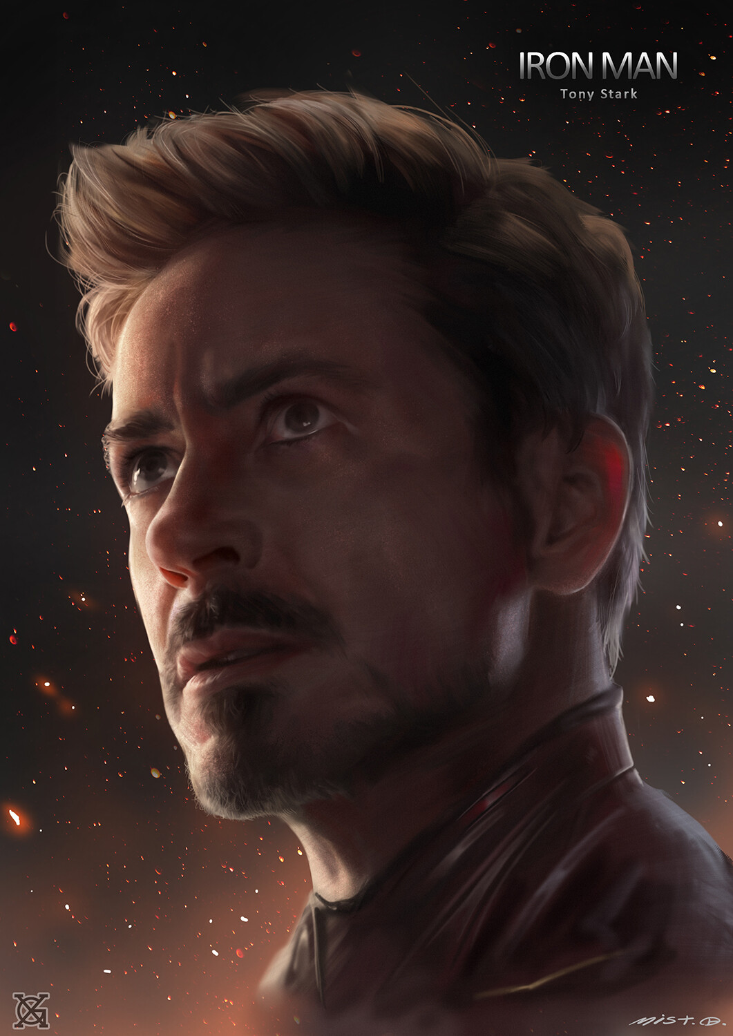 Artstation Tony Stark Mist Xg