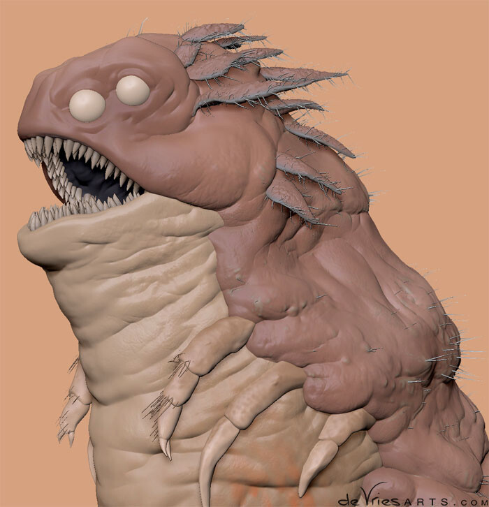 This is the unfiltered work in progress I've been using these filters on. I really want to call it "worm in progress" though... get it? Worm? Work?
