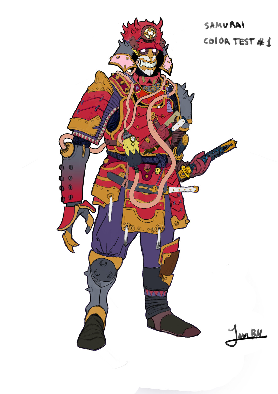 CyberSamurai-ColorTestRed
