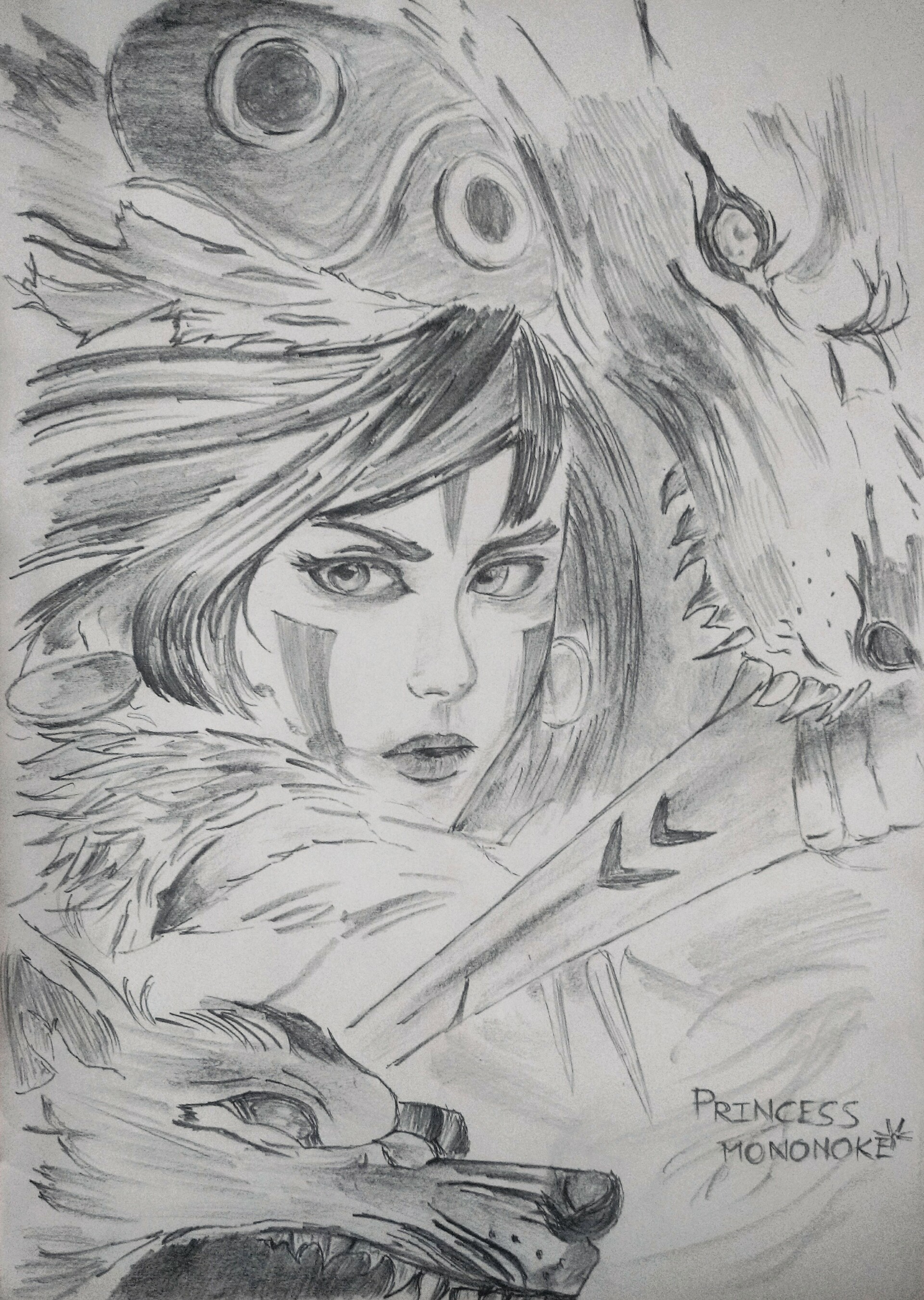 Featured image of post Studio Ghibli Princess Mononoke Drawing