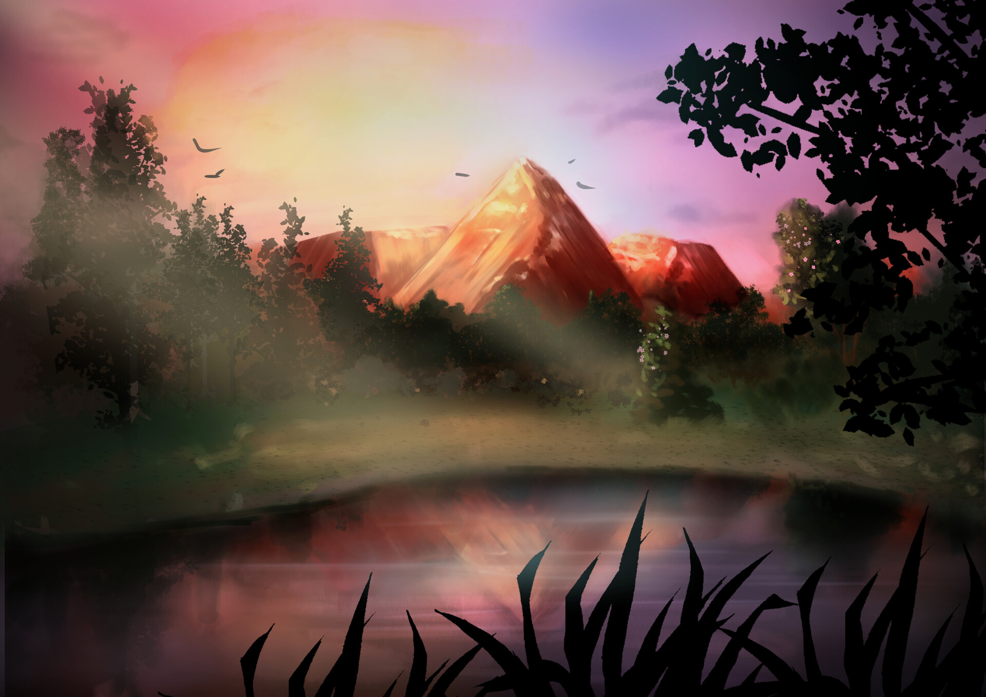 ArtStation Zen Mountain