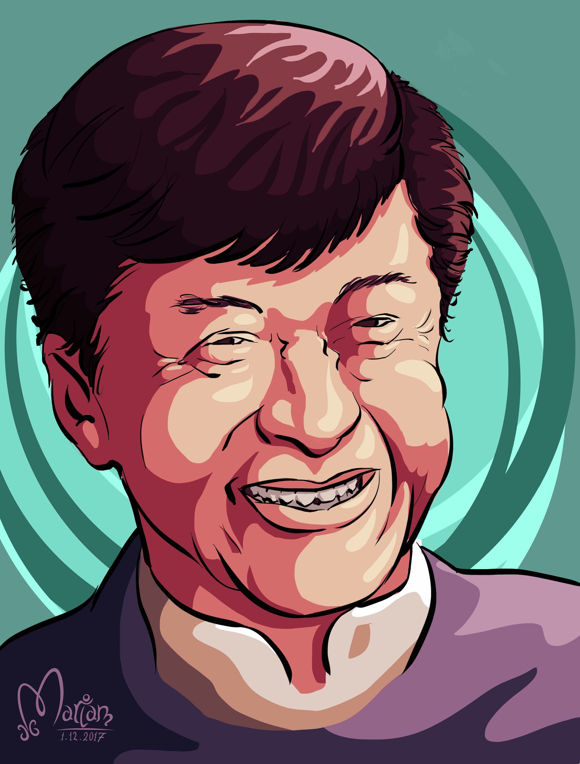 ArtStation - Jackie Chan portrait