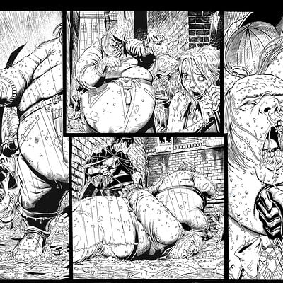 Unreleased Batman Sample Pages 2-3