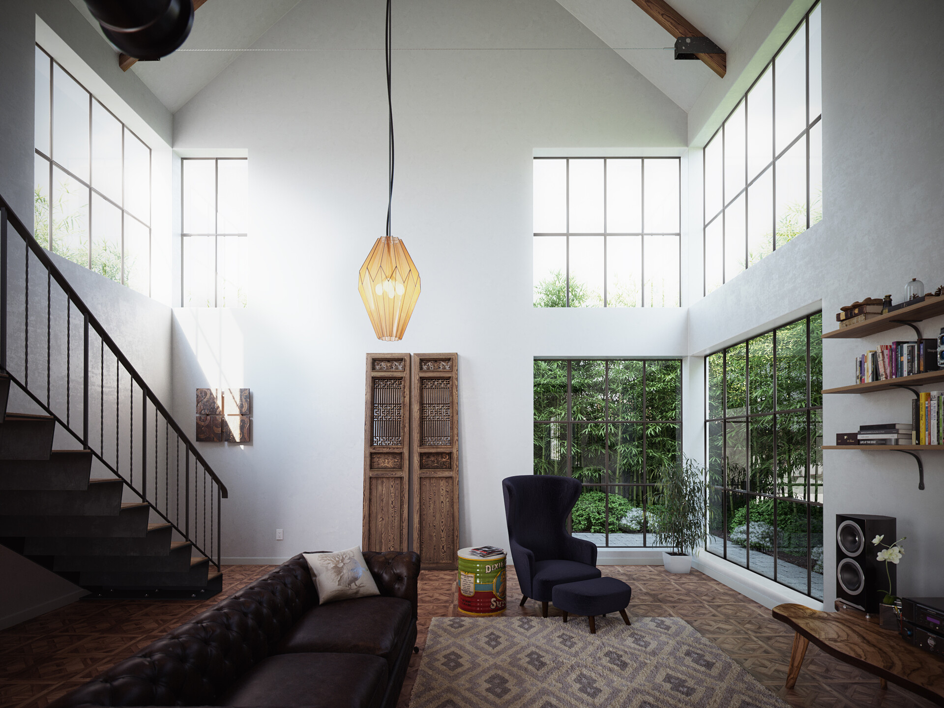 Artstation Interior Barn Style Giuseppe Milana