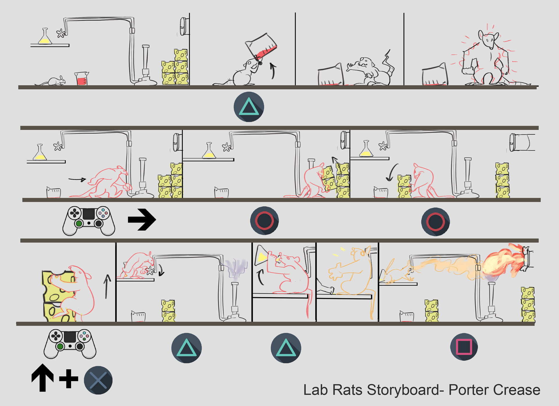 Porter CrCa - Lab Rats Game Concept