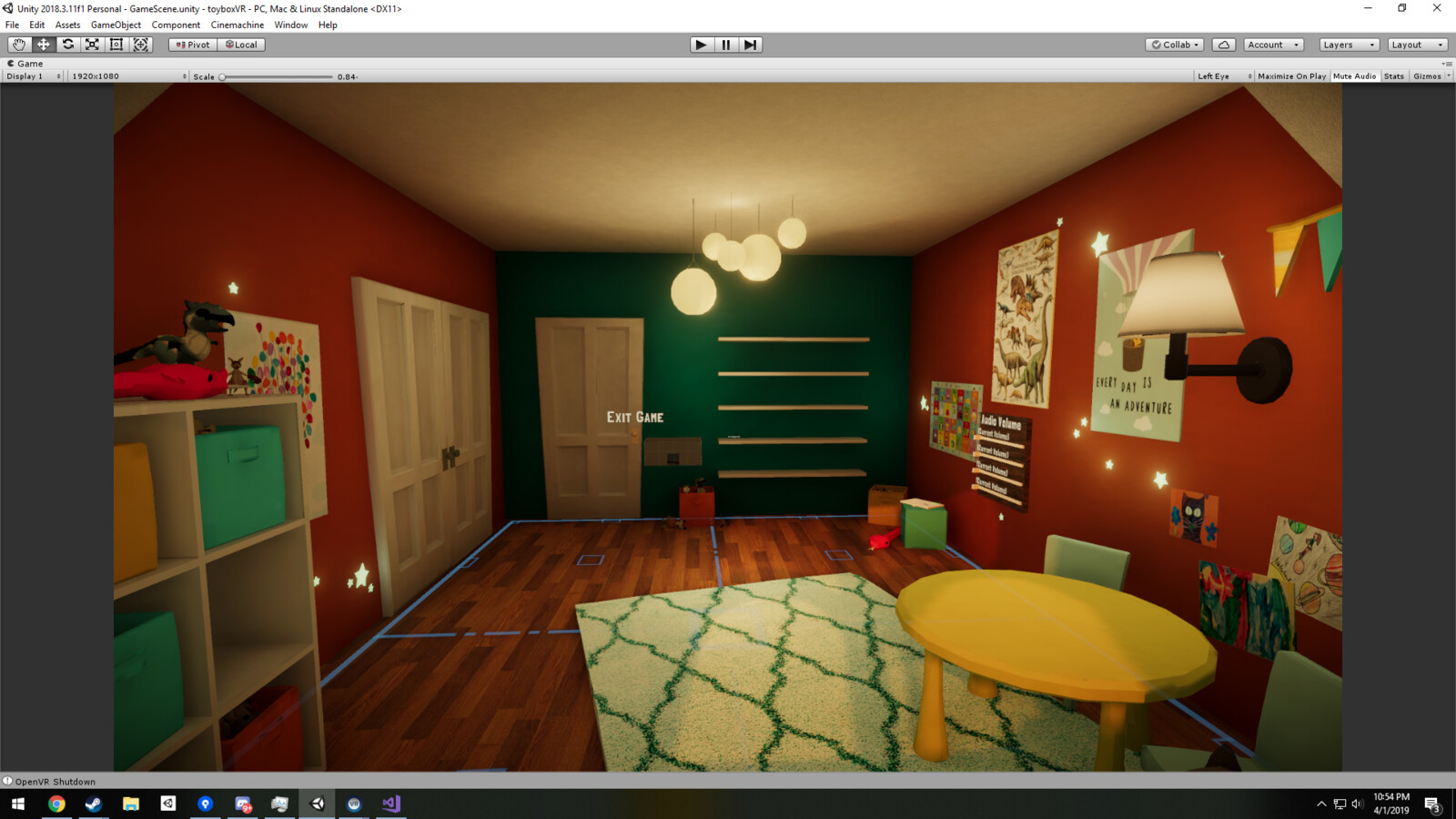 Base environment screenshot from in-engine