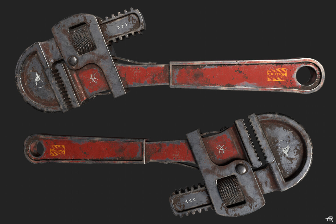 ArtStation Bioshock Wrench FAN ART