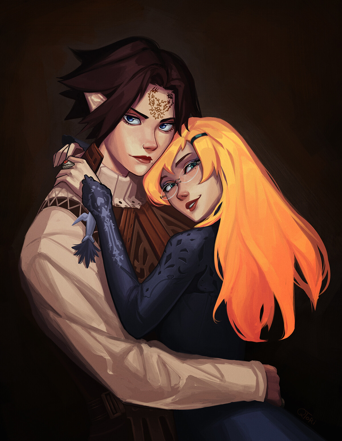 ArtStation - Embrace (FFXIV Commission)