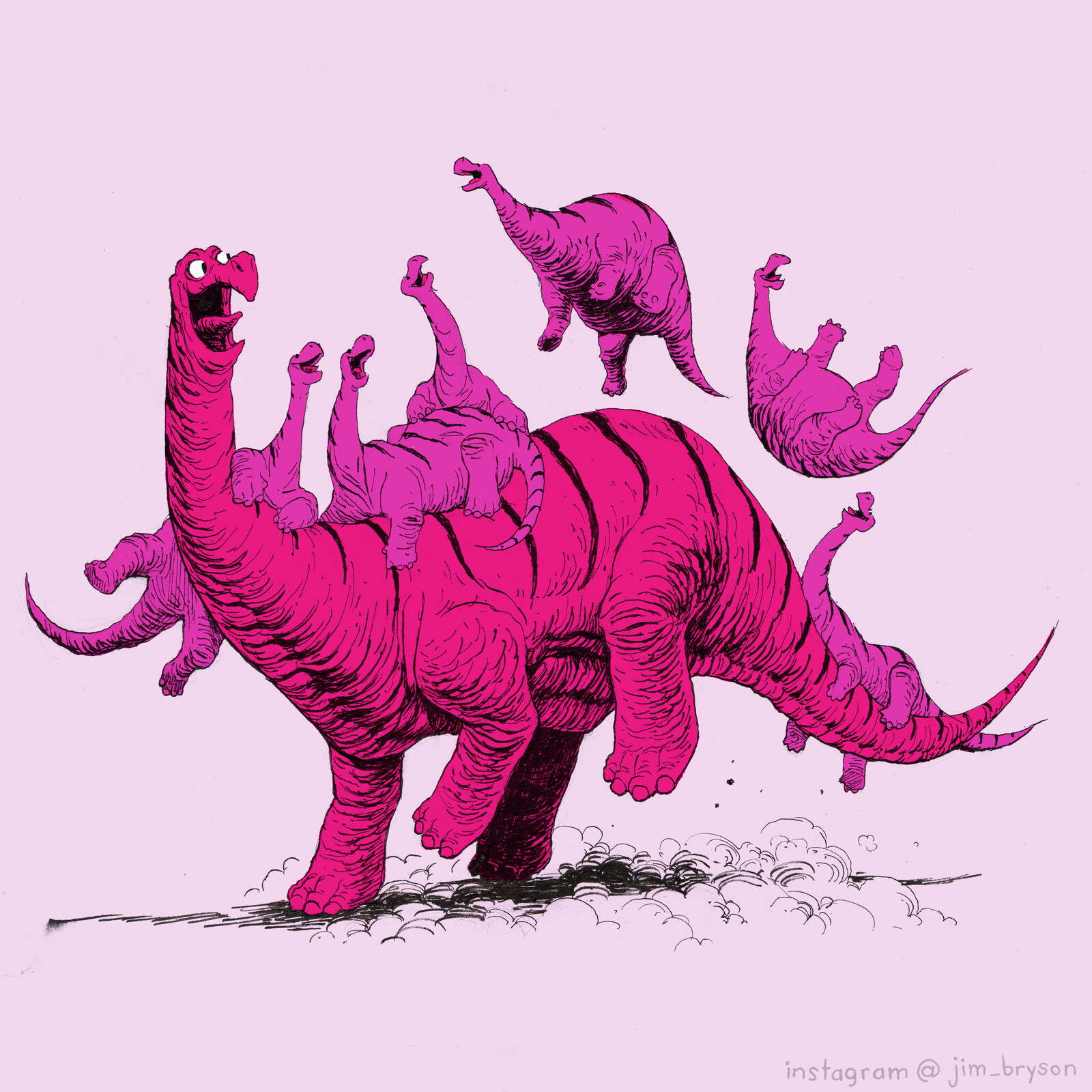 Playful Dinosaur