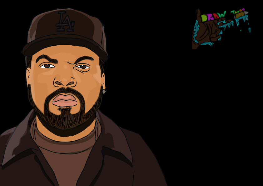 Artstation Famous Celebrities Ice Cube Draw Toonz