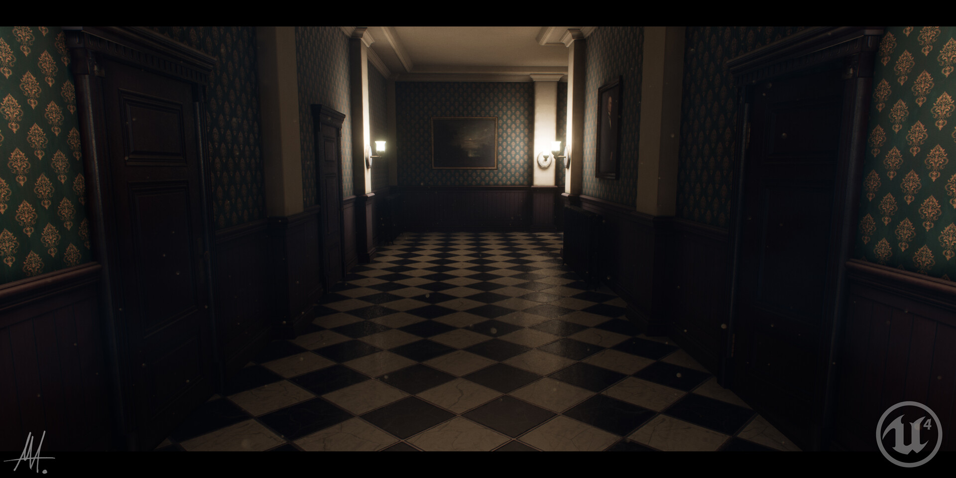 Artstation Victorian Hallway Ue4 Mark Langdon Check out our victorian lighting selection for the very best in unique or custom, handmade pieces from our pendant lights shops. artstation victorian hallway ue4