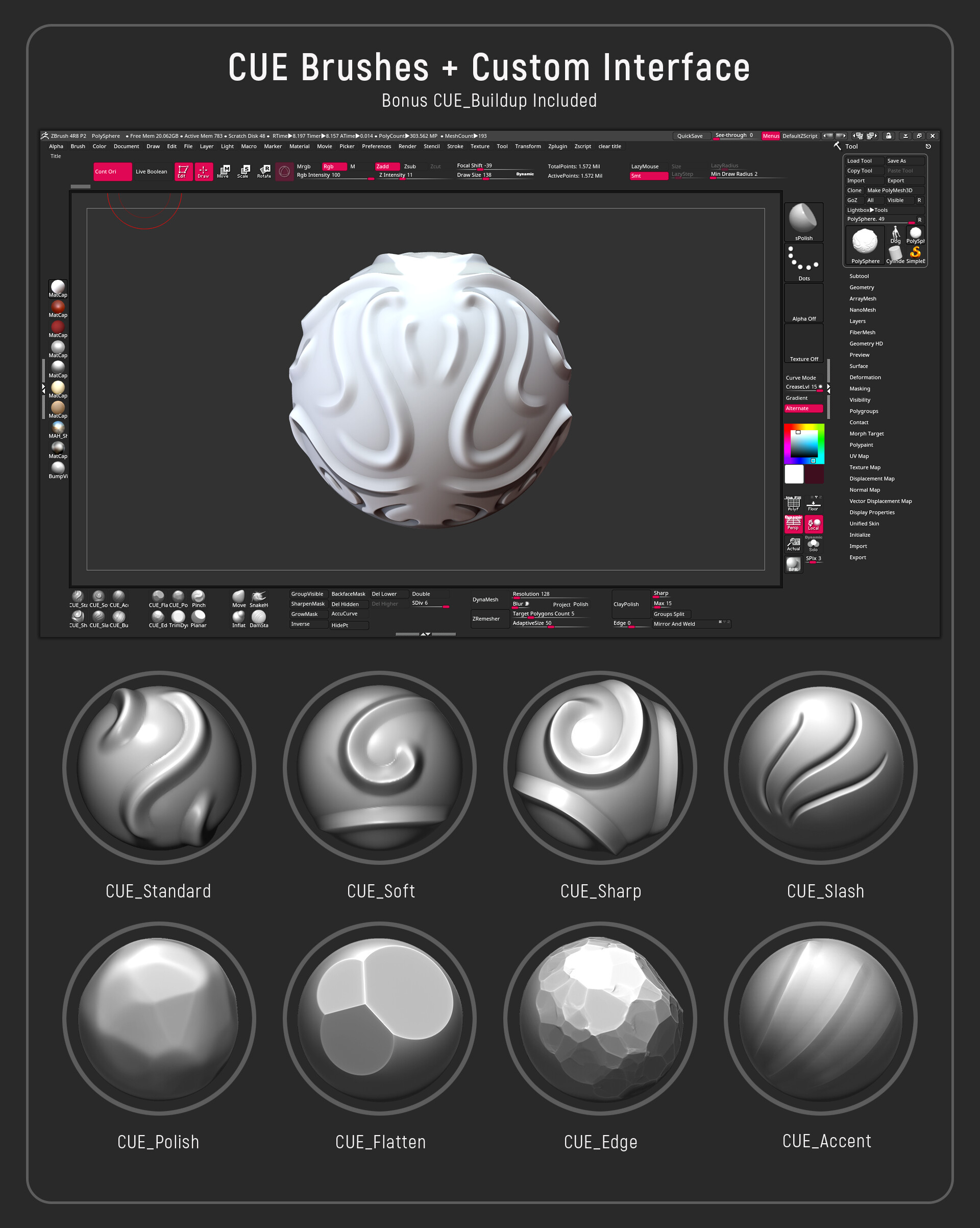 Ty el ui pack. Zbrush Интерфейс. Zbrush UI. Zbrush user interface. Кисти gui.