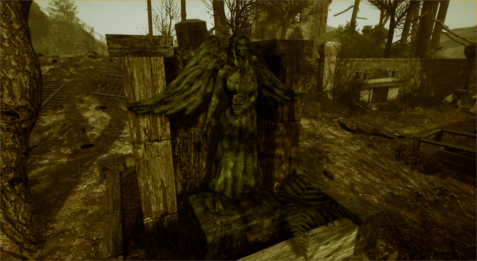 "SARKA" Work in progress game project-Unreal 4| Cemetery area #2