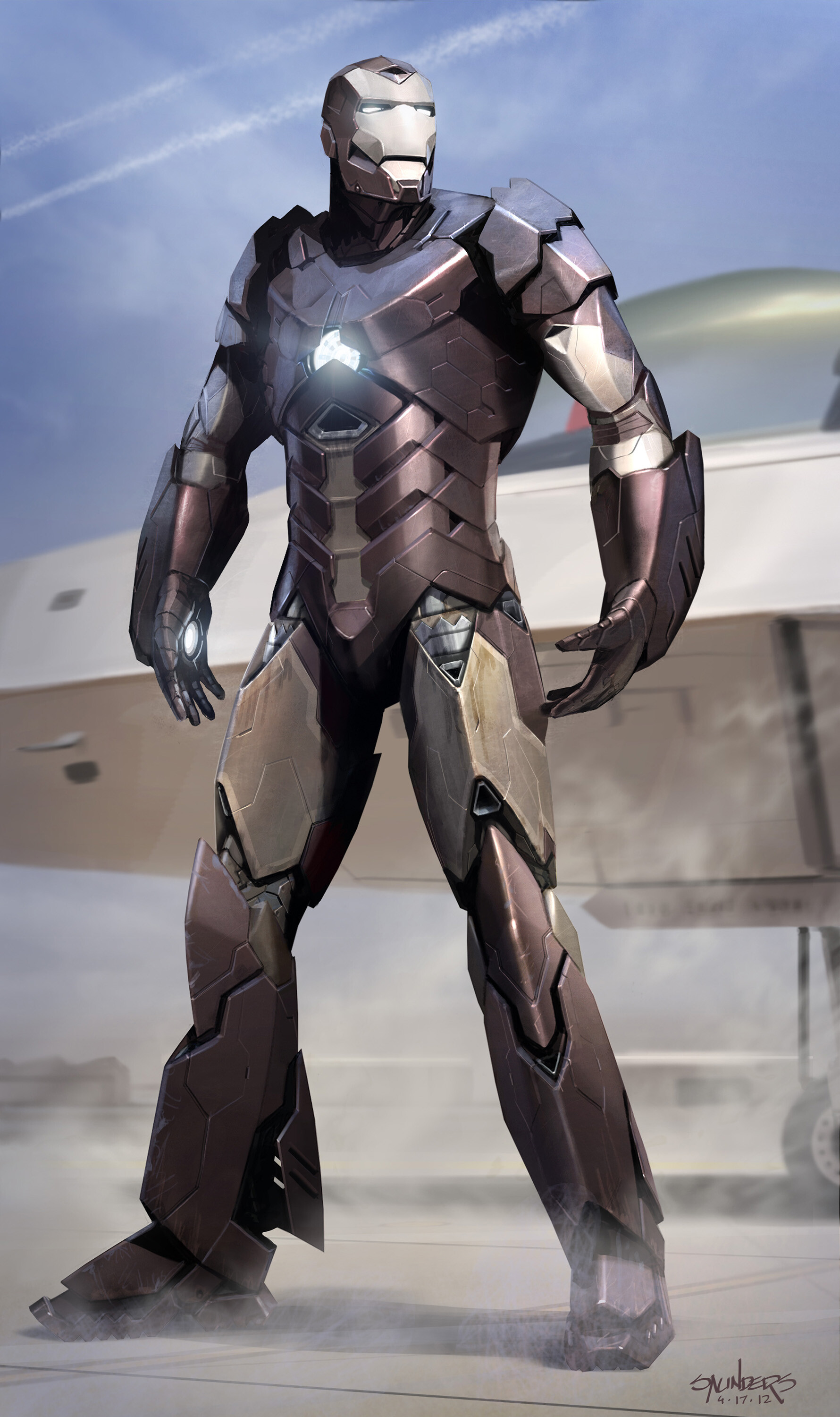Avengers: Infinity War - Iron Man Mk 50 suit-up by Phil Saunders
