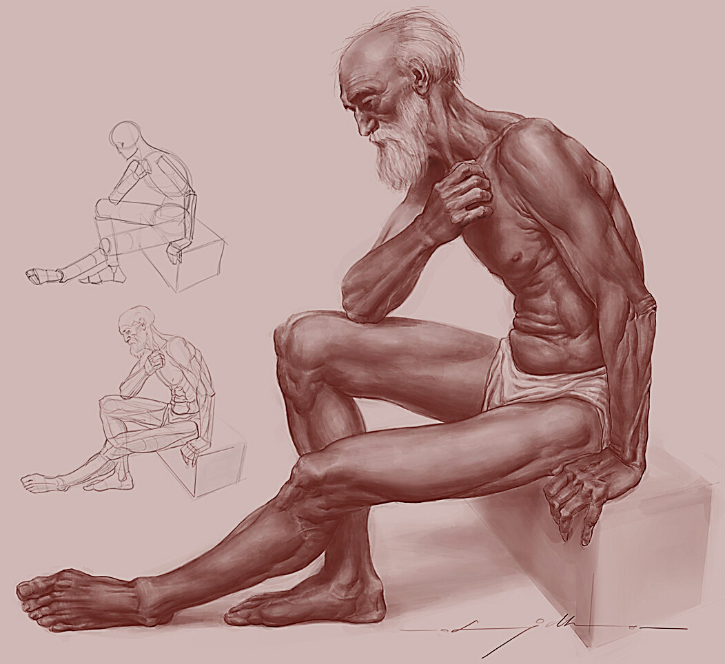 Suraj Dhar Old Man It's okay if the lines overlap the lines for spidey's muscles. suraj dhar old man