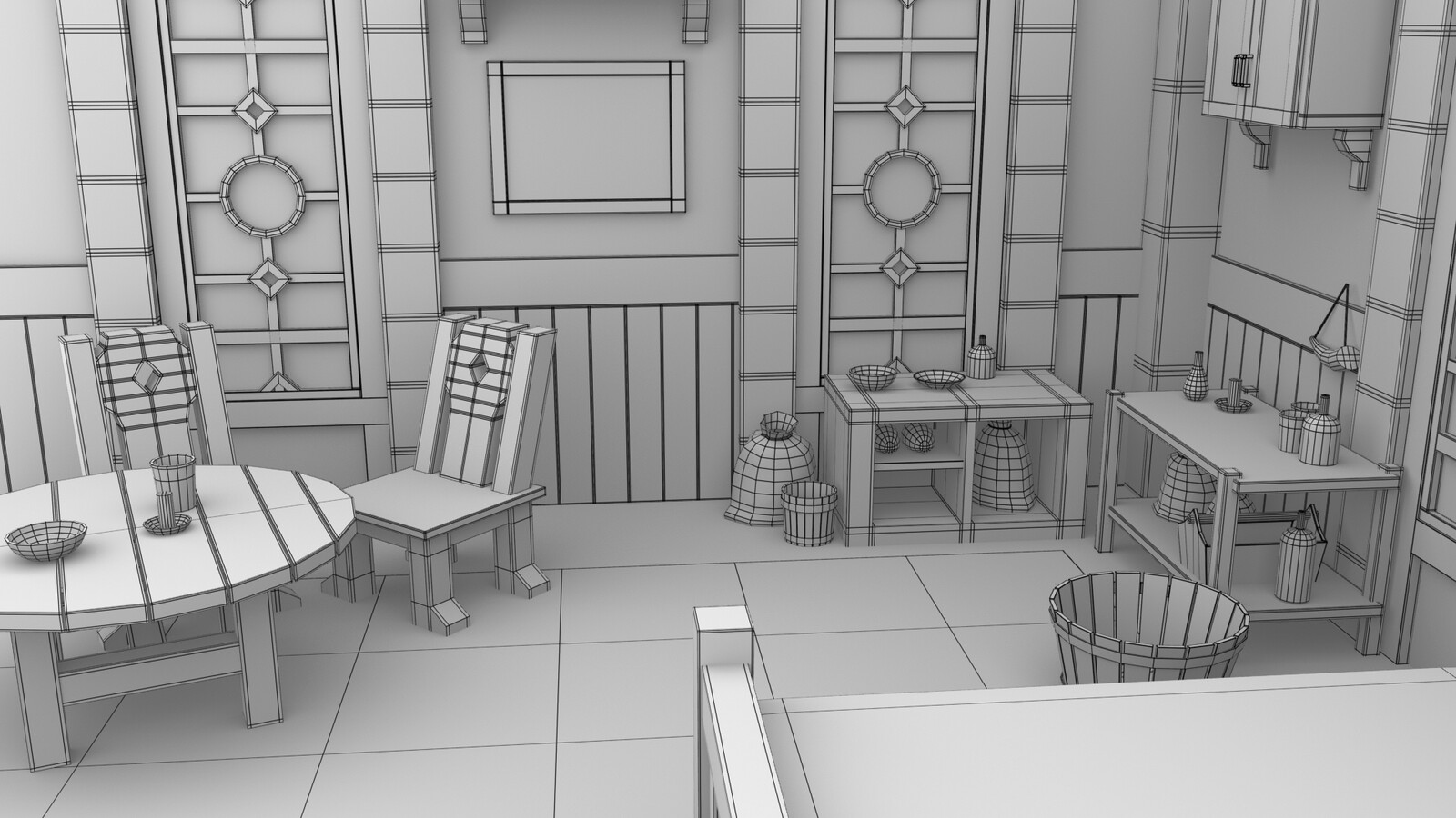 Occlusion &amp; wireframe