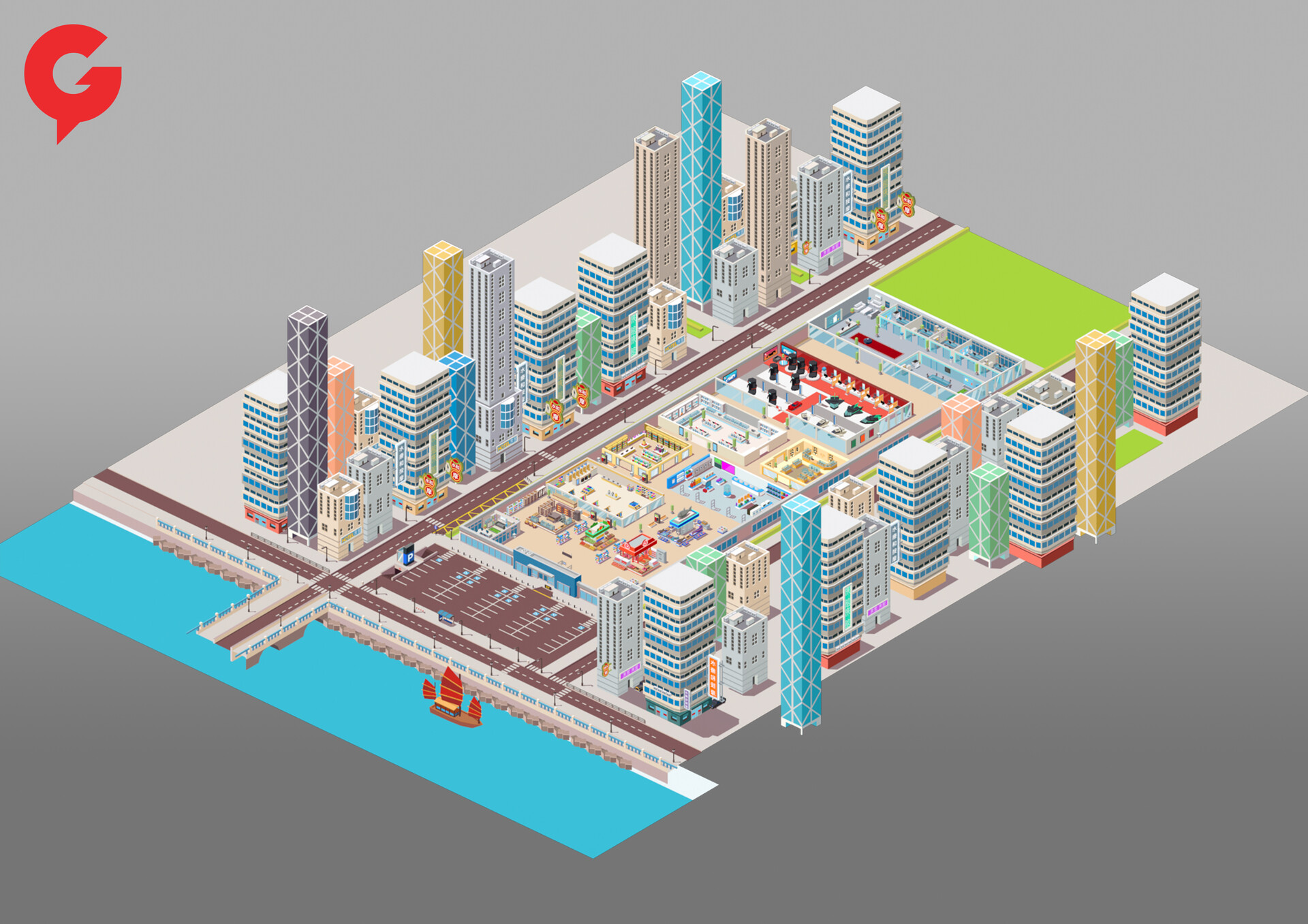 Artstation Idle Supermarket Tycoon Prestige Leveling Design