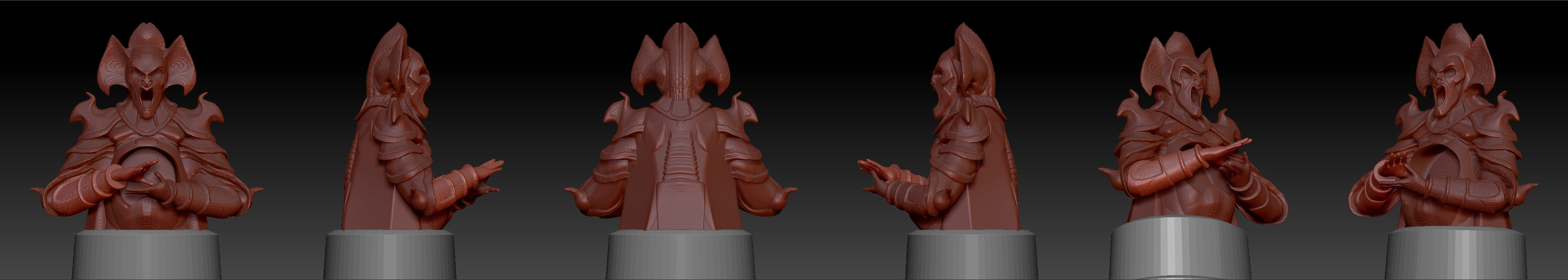 Temple exterior done in ZBrush.