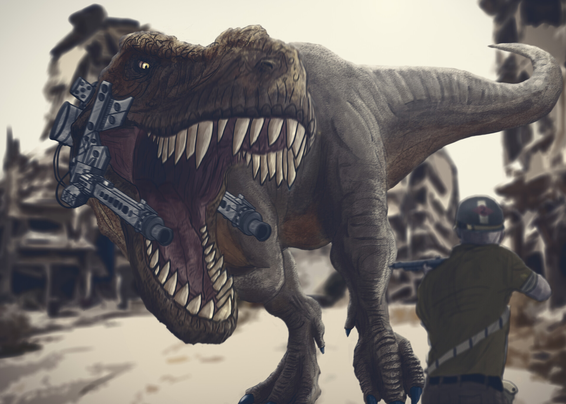 Artstation Dino D Day Fan Art 3 James Duffy