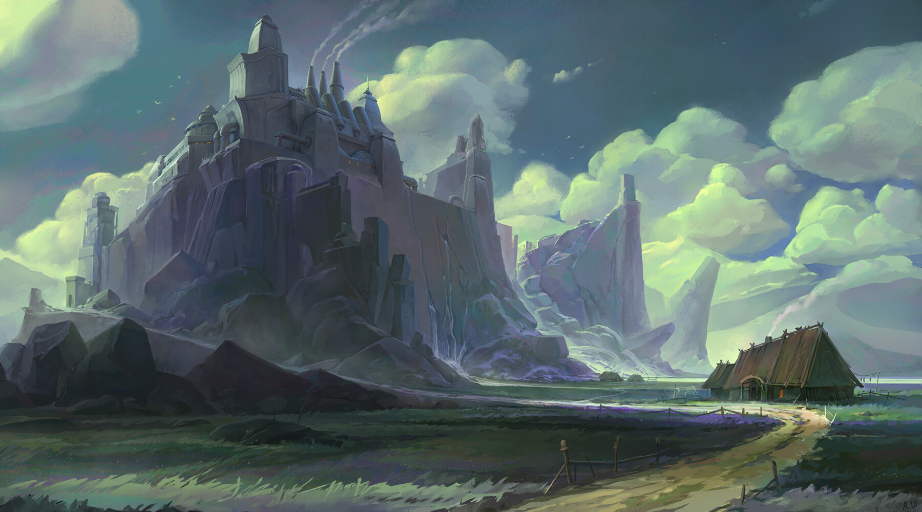 Artstation Fantasy Landscapes 7 Alexey Shugurov