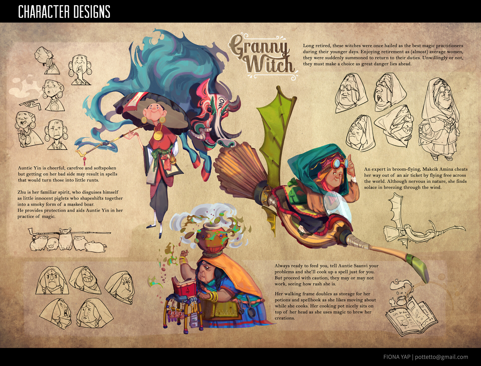 Fiona Yap Granny Witches