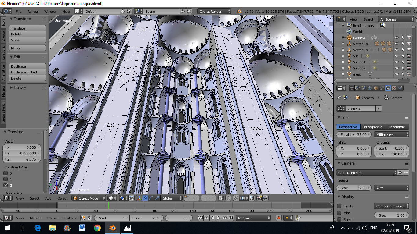 Artstation Romanesque Architectural Design Animated
