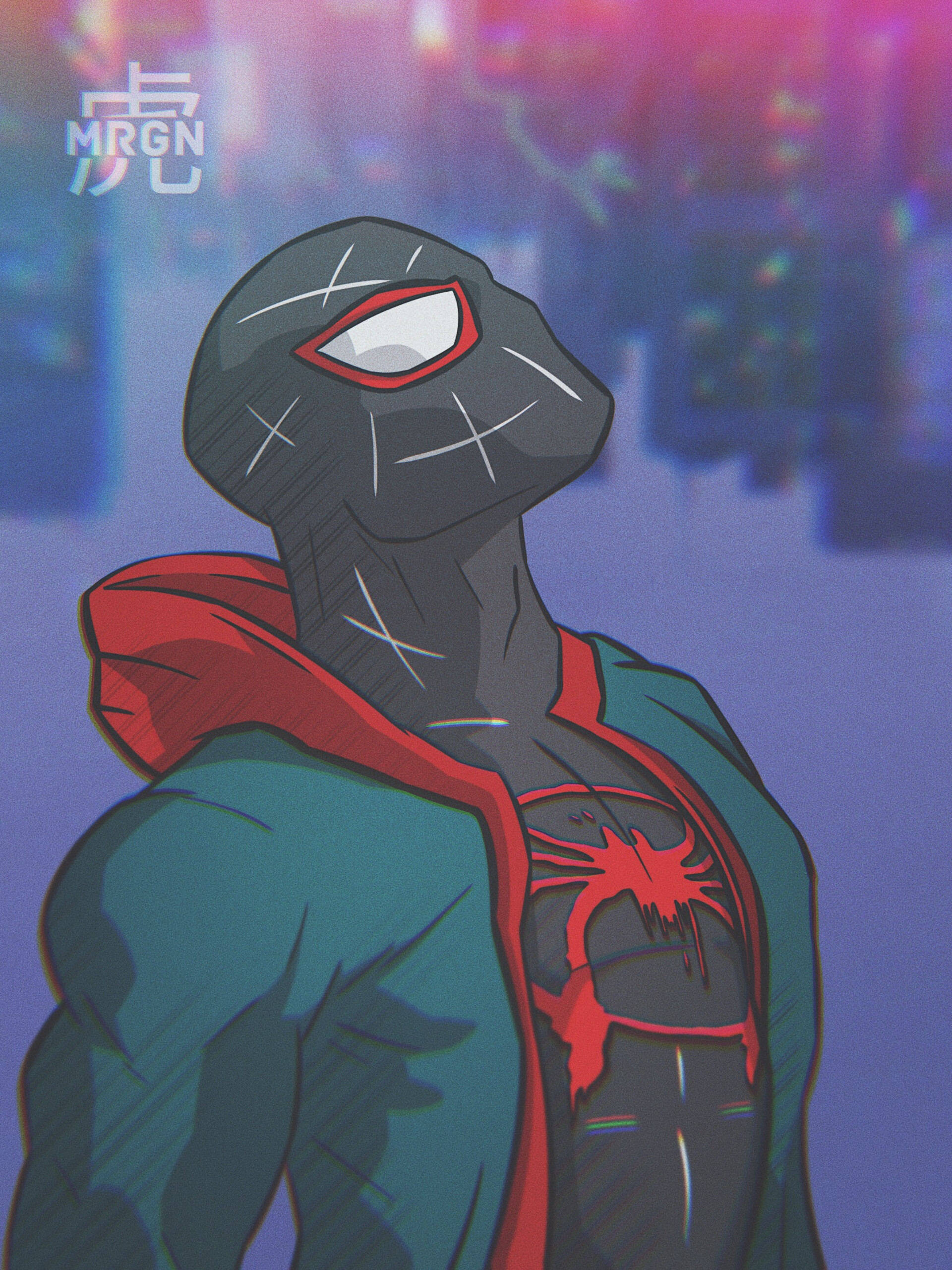 Artstation I Gotta Elevate Miles Morales Spiderman Morgan Evans