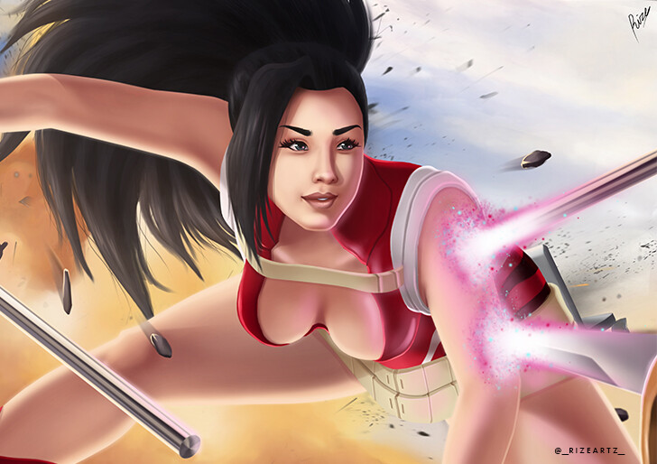 Michael Consolacion Fanart My Hero Academia Momo Yaoyorozu
