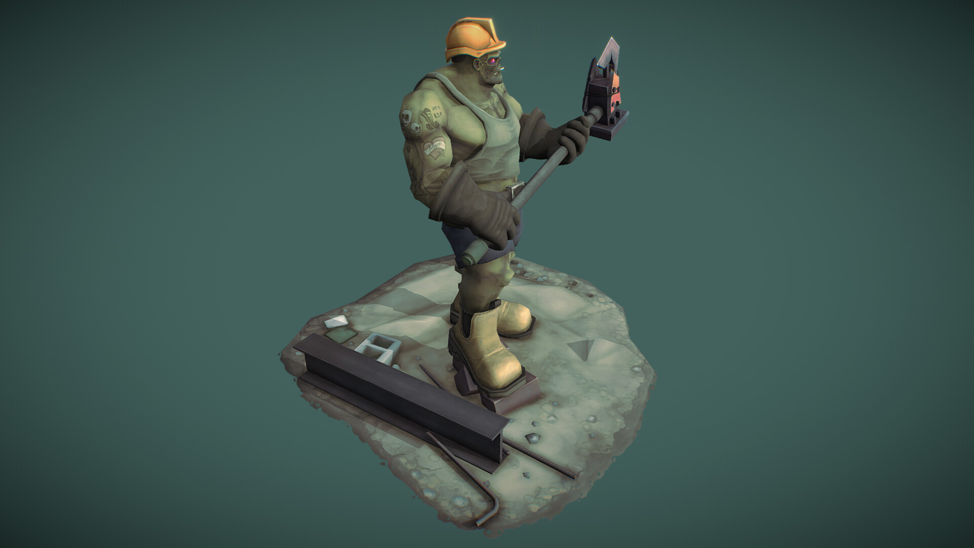 Miles Strumfin Construction Zombie