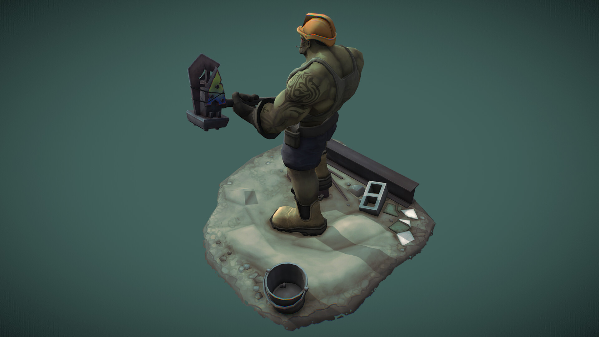 Miles Strumfin Construction Zombie