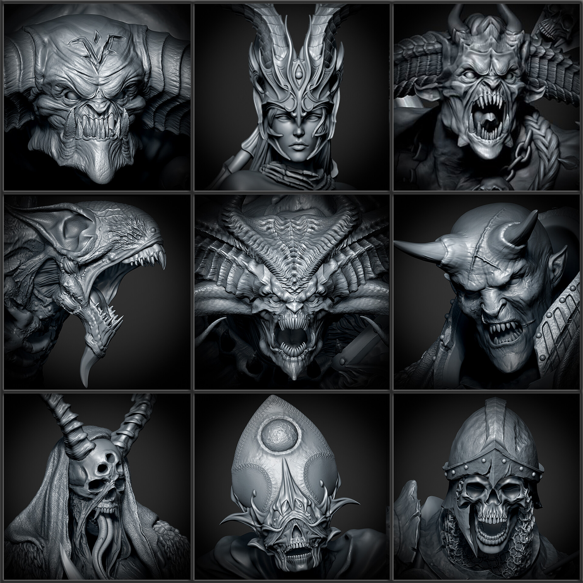 ArtStation Face my demons