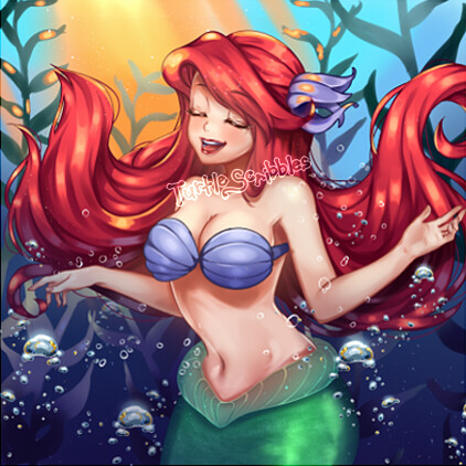Artstation Under The Sea Ariel Fanart Draw This In Your Style Challenge Turtle Scribbles Artstation Under The Sea Ariel Fanart Draw This In Your Style Challenge Turtle Scribbles