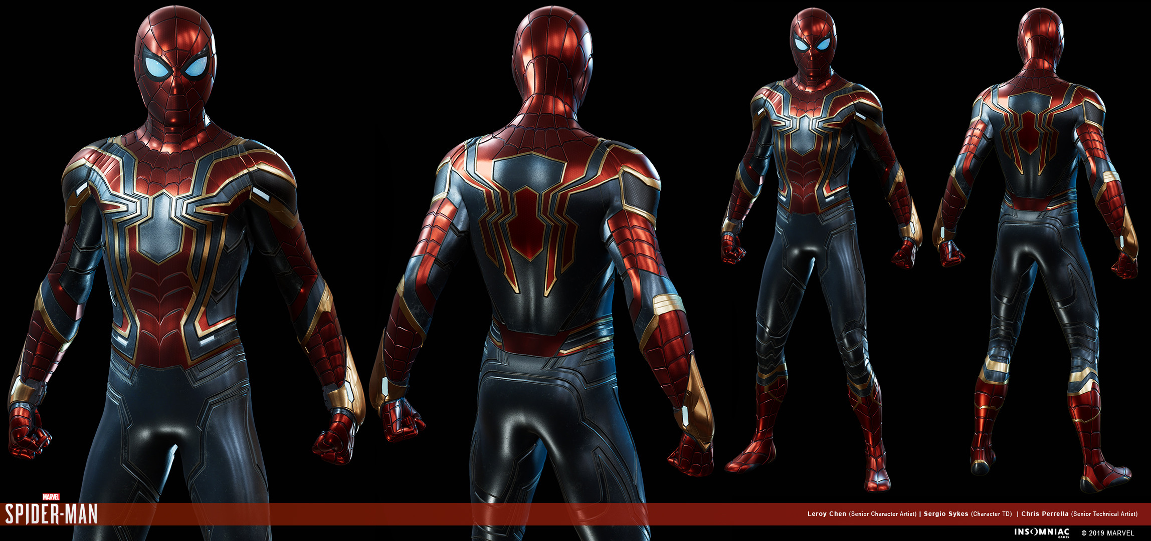 Leroy Chen Marvels Spider Man Iron Spider Suit Avengers Infinity War