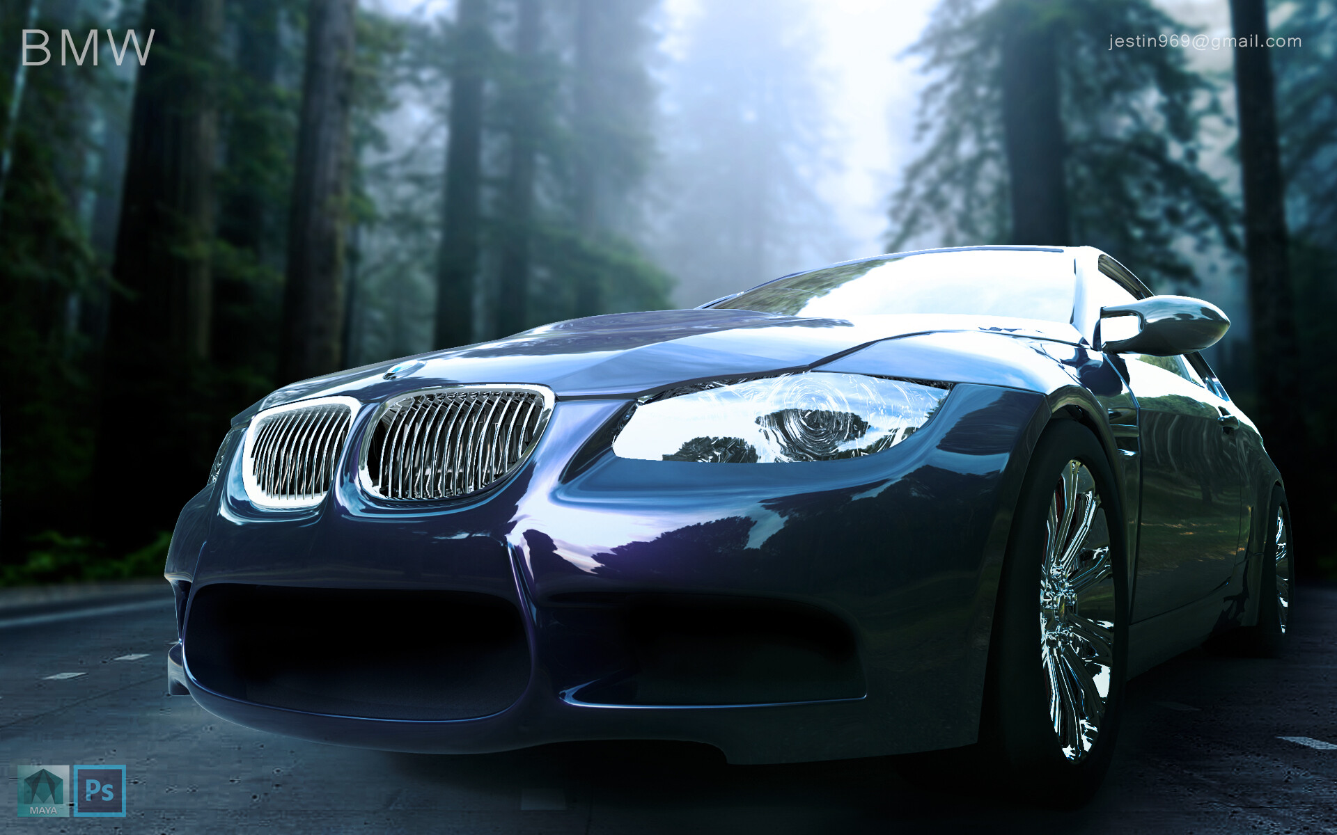Artstation Bmw Car 3d Jestin Joseph