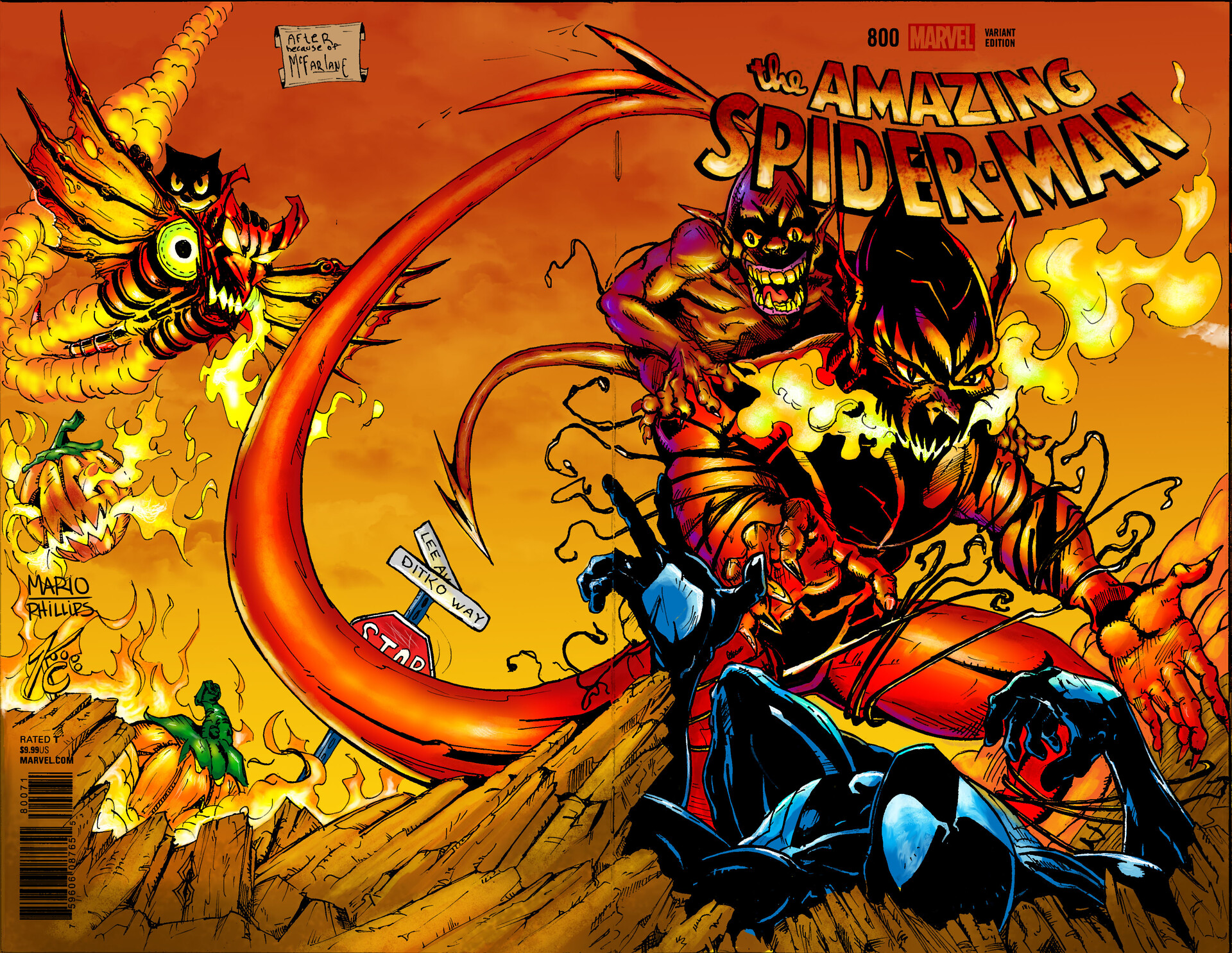 ArtStation - Spiderman Vs Red Goblin