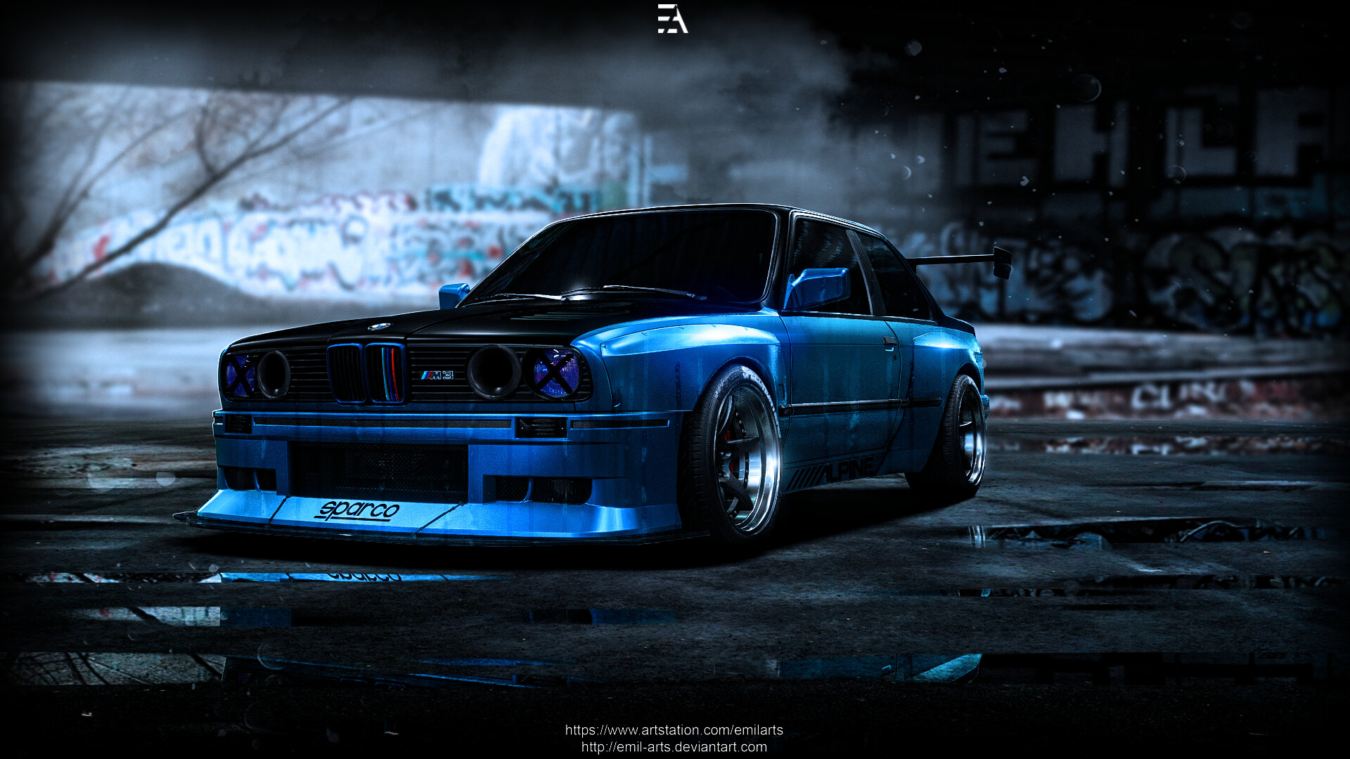 Artstation Bmw M3 Evolution Ii 0 Tuning Emil Arts