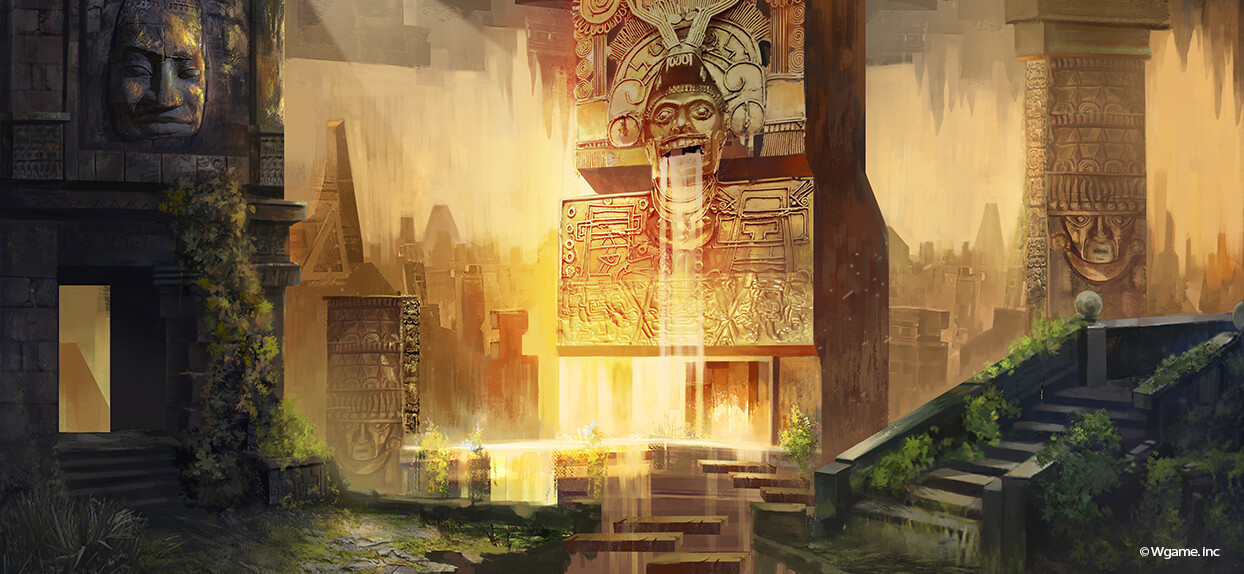 Artstation El Dorado Concepy Environment Hanh Chu