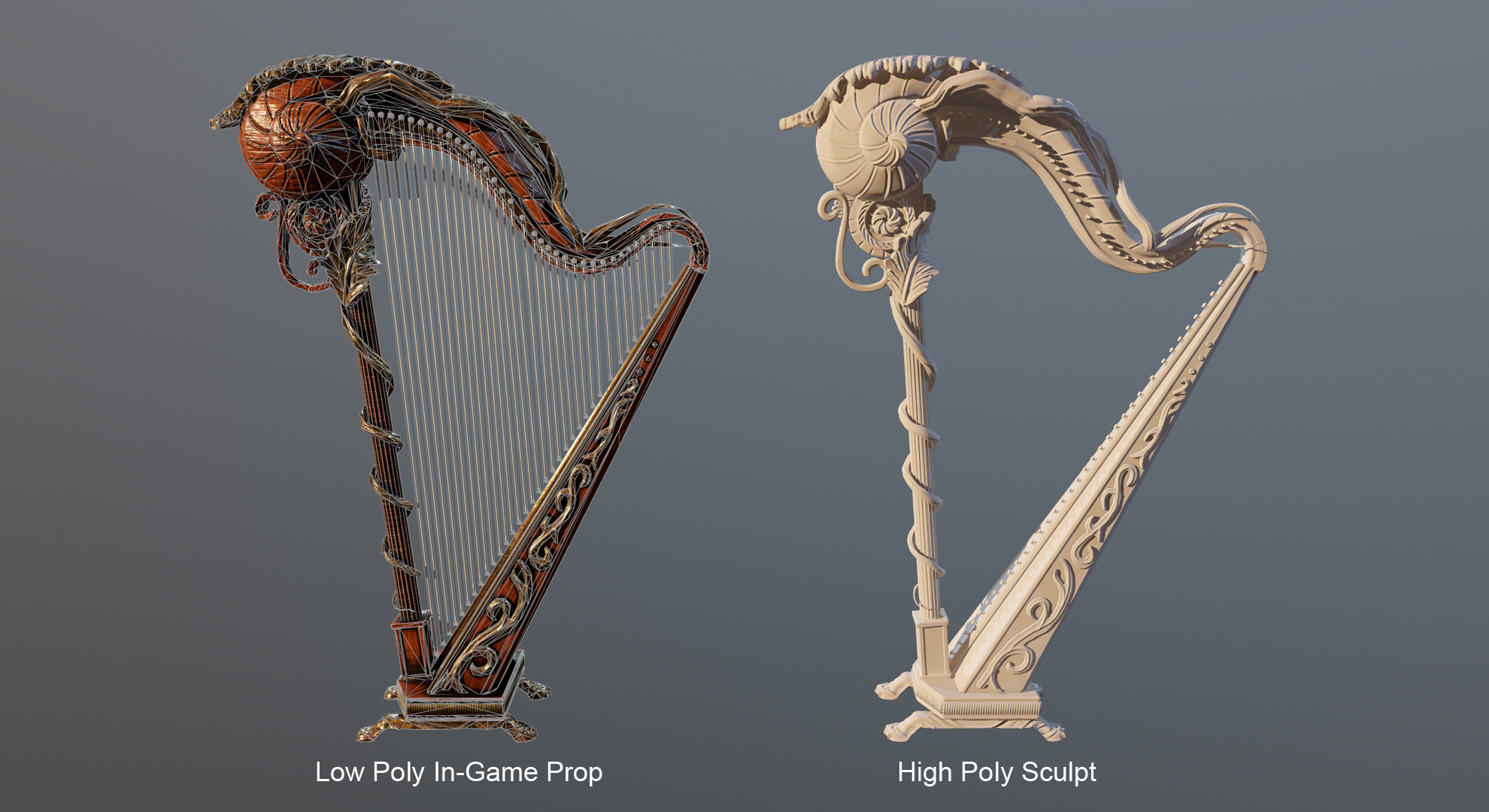 Fancy harp outlet