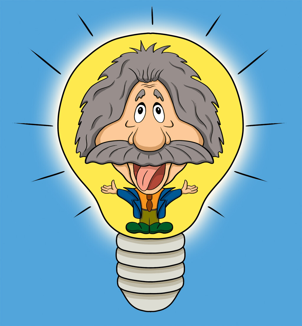 pics Albert Einstein Cartoon Photo none